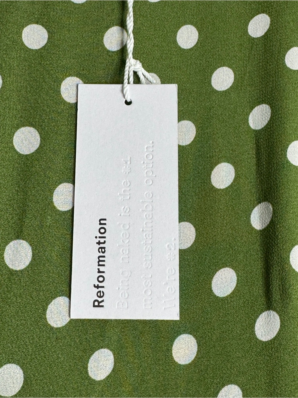 NWT Reformation Carolena Dress size 0 - Picture 8 of 12